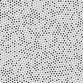 Seamless pattern with small black circles. Minimalist dots background. Black and white vector texture. Royalty Free Stock Photo