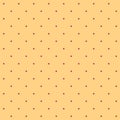 Seamless pattern - small burgundy dots on a beige-sand burly wood background. Moderate graphic texture for design.