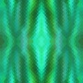 Seamless pattern of small colorful green fish scales forming a pattern of reptile and similar snake skin.. Royalty Free Stock Photo