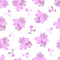 Seamless pattern with small flowers on background. Modern and Trendy fashionable floral texture for fabric, wallpaper, interior,
