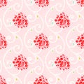 Seamless pattern with small flowers Royalty Free Stock Photo