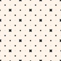 Seamless pattern. Small squares, tiny geometric shapes.
