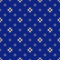 Seamless pattern with small triangles, flower shapes, arrows. Royalty Free Stock Photo