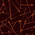 seamless pattern of small triangular nodes and lines Royalty Free Stock Photo
