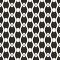 seamless pattern with smooth ovate shapes, chains, ropes. Stylish design for decoration, fabric, prints. Royalty Free Stock Photo