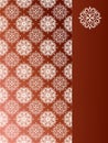 Seamless pattern with snoflakes Royalty Free Stock Photo