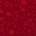 Seamless pattern with snowflakes