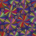 Seamless pattern with spinning tops