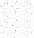 Seamless pattern with spotted pockmark texture in black and gray dot in different sizes on a white background.