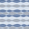 Seamless pattern on a square background - chains - DNA or bijuteria. Design element Royalty Free Stock Photo
