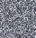 Seamless pattern with square triangular elements gray.