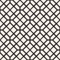 Seamless Pattern With Squares. Vector Stylish Geometric Linear Structure