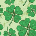 Seamless pattern St. Patrick's Day Royalty Free Stock Photo