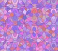 Seamless pattern with stained glass ornament