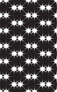 Seamless Pattern with Stars Black And White Vector Illustration Royalty Free Stock Photo