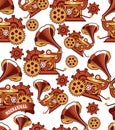 Seamless pattern Steampunk mechanism Royalty Free Stock Photo