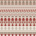 Seamless pattern stripes background with red contrasts