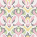 Seamless pattern with stylized ethnic pattern