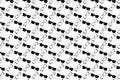 Seamless pattern of sunglasses in black and white color. Abstract background texture. Glasses day Royalty Free Stock Photo