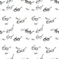 Seamless pattern with sunglasses Royalty Free Stock Photo