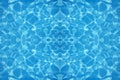 Seamless pattern of sunlight pattern in the pool Royalty Free Stock Photo