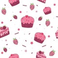 Seamless pattern Sweets