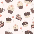 Seamless pattern Sweets