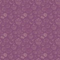 Seamless pattern with sweets