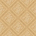 Seamless pattern with symbols from Aztec codices Royalty Free Stock Photo