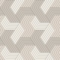 Seamless pattern with symmetric geometric lines.