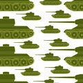 seamless pattern tanks victory celebration Defender of the Fatherland Day vector illustration