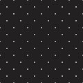 Seamless pattern, texture or background with white polka dots on gray background