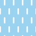 Seamless pattern texture of blue disposable sharp medical pharmaceutic syringes for pricks with medicine, drugs on a