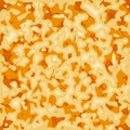 Seamless pattern with texture of cheese pizza. Royalty Free Stock Photo