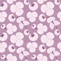 Seamless pattern texture flowers