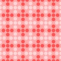 Seamless Pattern Texture Of Geometric Dots in Three Shades Of Pink