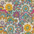 Seamless pattern texture. Indian, arabic, turkish style elements