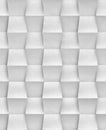 Strips of folded white Kraft paper Royalty Free Stock Photo