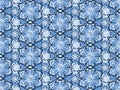 Seamless pattern with snowflakes