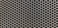 Seamless Pattern Of Texture Silver Or Stainless Steel Hexagon For Background