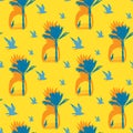 seamless pattern on the theme of sea summer travel