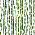 Seamless pattern with thickets of bright green seaweed. Background for textiles, fabrics, banners, wrapping paper, wallpaper and Royalty Free Stock Photo