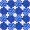 Seamless pattern with tile. Oriental ornament. For decoration of kitchens, baths and other rooms.