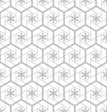 Seamless pattern for tiles in the bathroom. Drawing for home textiles. Pattern made of hexagons.