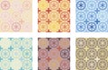 Seamless pattern of tiles. Vintage decorative design elements. Perfect for printing on fabric or paper Royalty Free Stock Photo