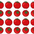 Seamless pattern. tomatoes.