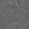 Seamless pattern. Topographic map background with space for copy Seamless texture. Line topography map contour Royalty Free Stock Photo