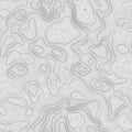 Seamless pattern. Topographic map background with space for copy Seamless texture. Line topography map contour