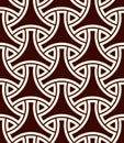 Seamless pattern with traditional japanese ornament. Bishamon armor motif. Repeated interlocking figures.