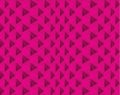 Seamless pattern with triangles pink elements pink. Illusion pink pattern.